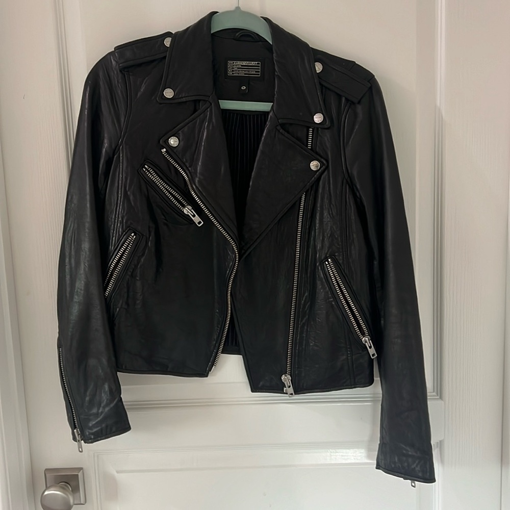 Leather jacket